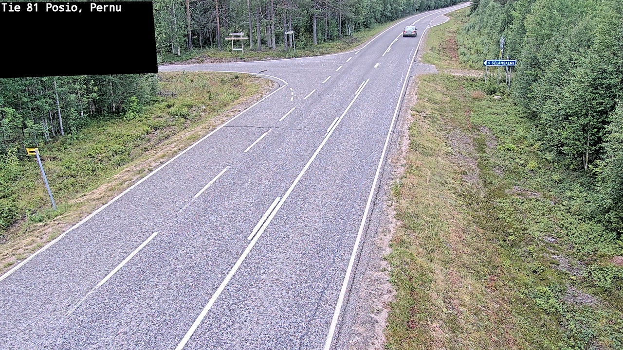 Kelikamerat Kuva Tie 81 Posio, Pernu, Posio, Lappi