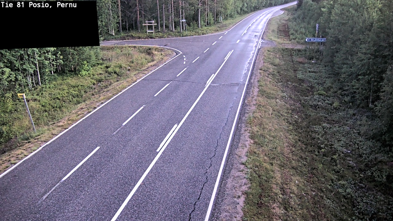 Kelikamerat Kuva Tie 81 Posio, Pernu, Posio, Lappi