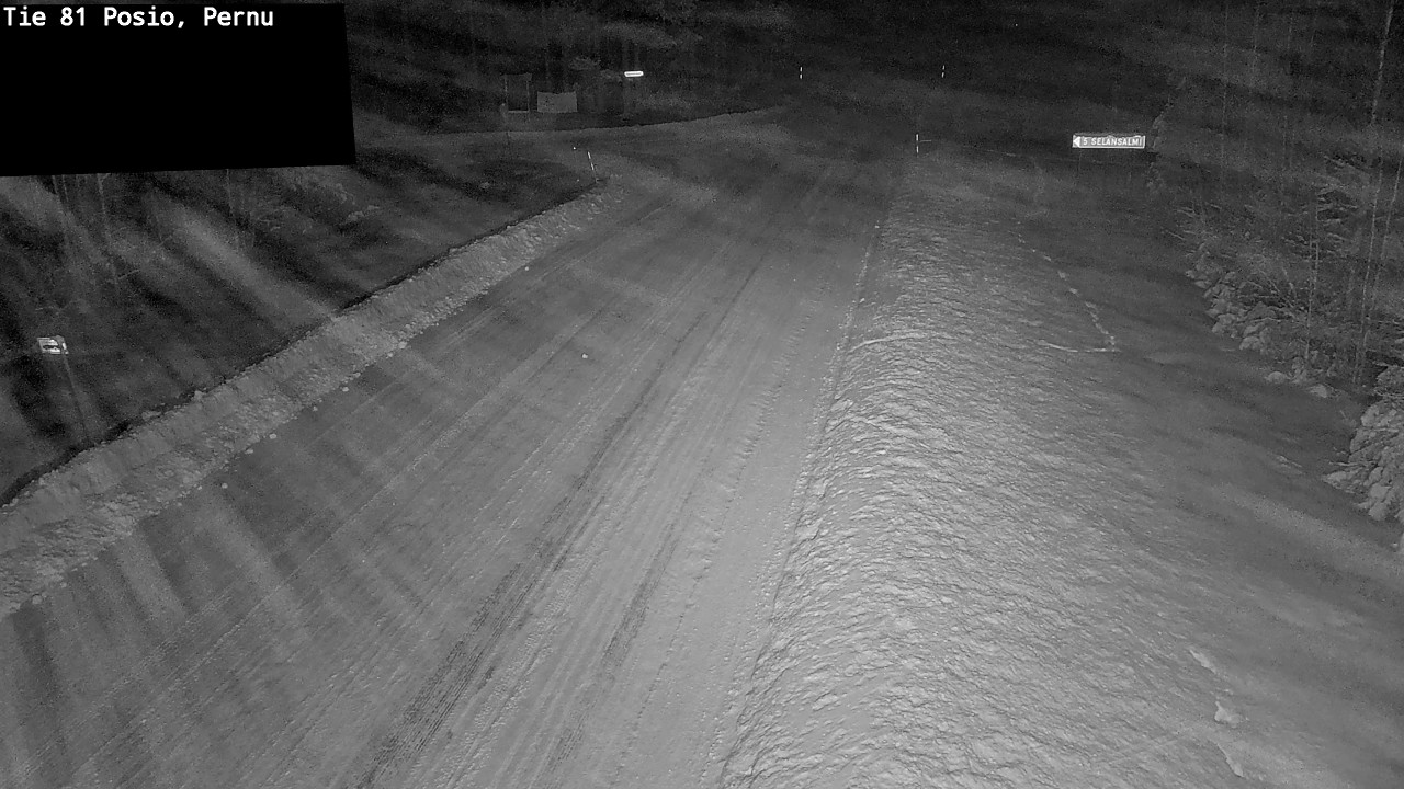 Weather Camera Image Road 81 Posio, Pernu, Posio, Lappi