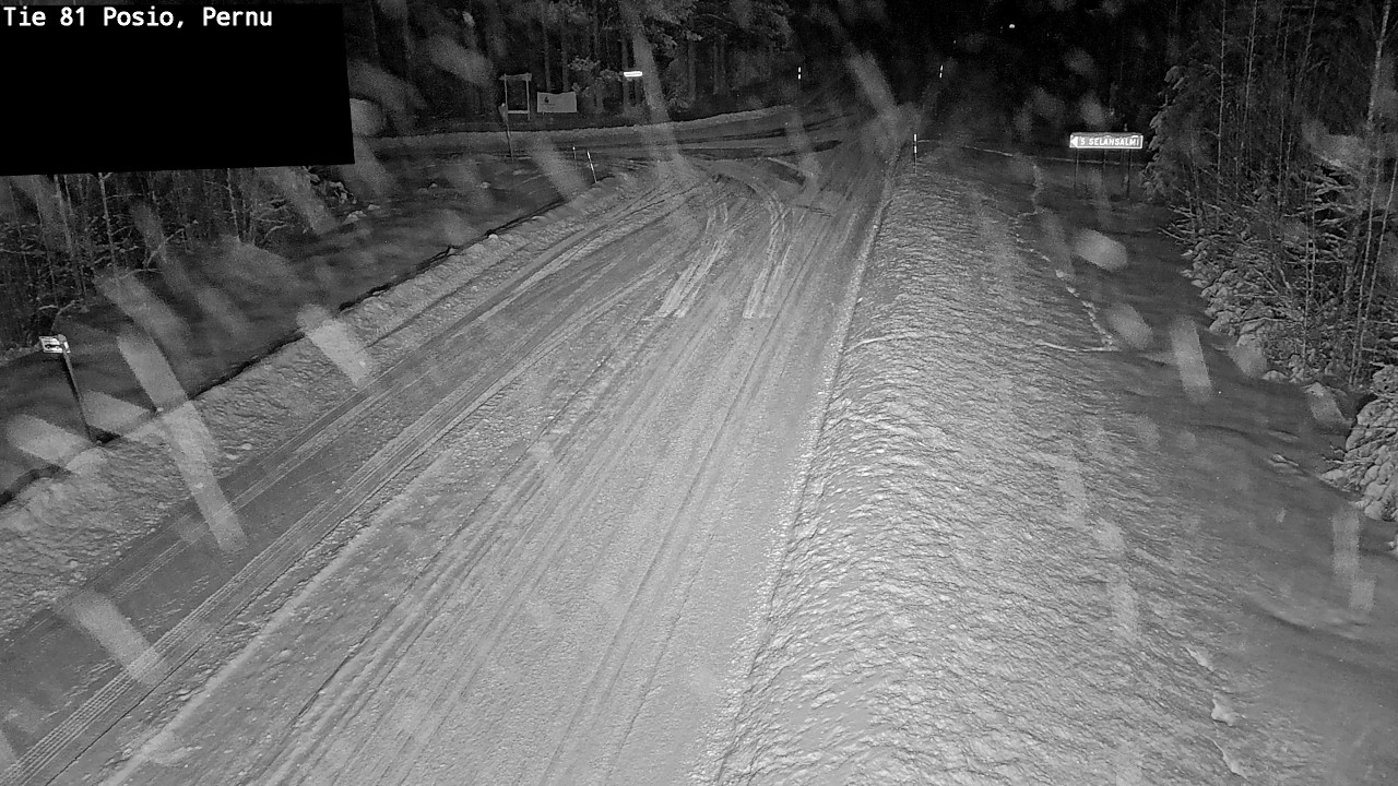 Weather Camera Image Road 81 Posio, Pernu, Posio, Lappi