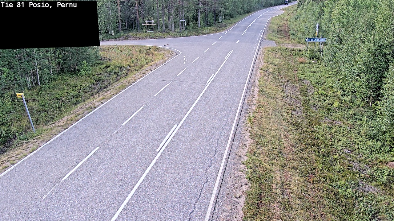 Kelikamerat Kuva Tie 81 Posio, Pernu, Posio, Lappi