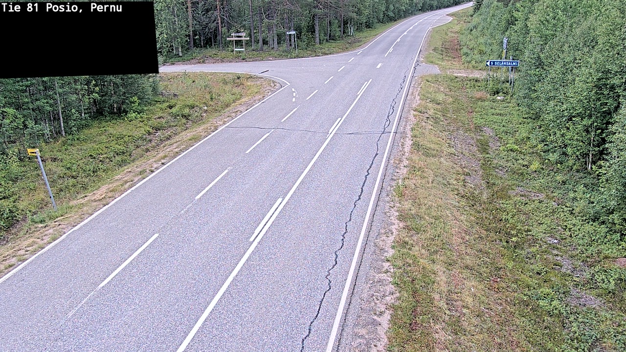 Kelikamerat Kuva Tie 81 Posio, Pernu, Posio, Lappi