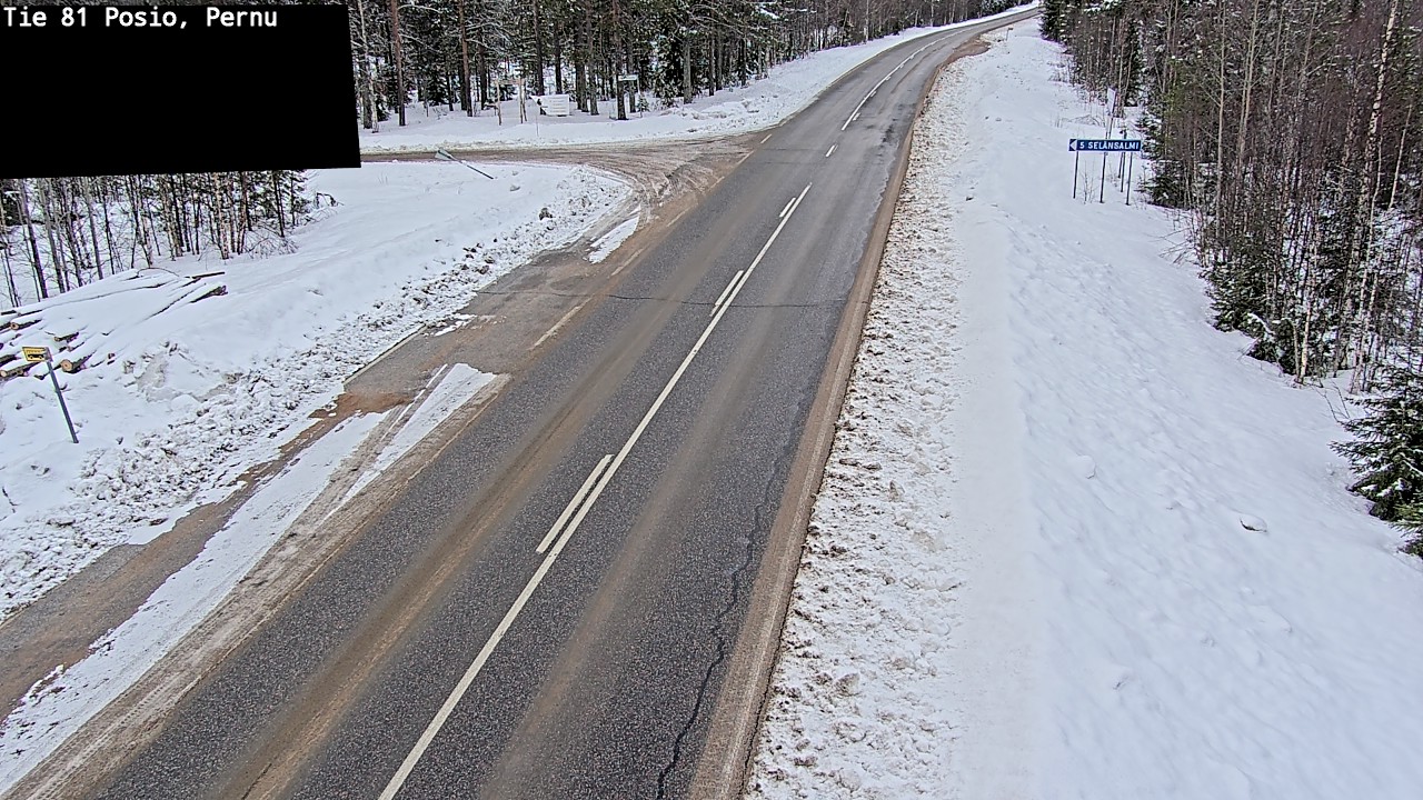 Kelikamerat Kuva Tie 81 Posio, Pernu, Posio, Lappi