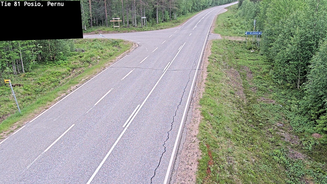 Kelikamerat Kuva Tie 81 Posio, Pernu, Posio, Lappi