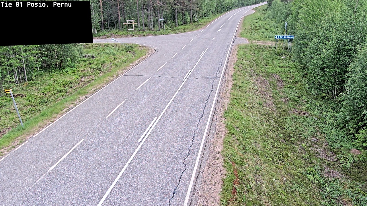 Kelikamerat Kuva Tie 81 Posio, Pernu, Posio, Lappi