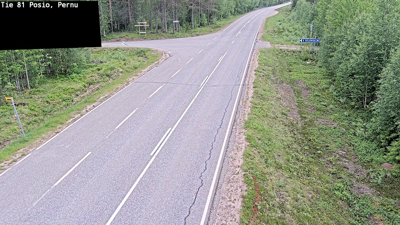 Kelikamerat Kuva Tie 81 Posio, Pernu, Posio, Lappi