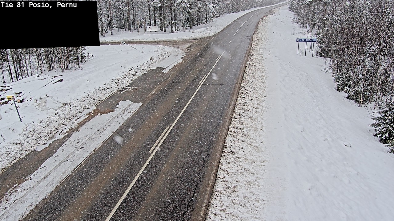 Kelikamerat Kuva Tie 81 Posio, Pernu, Posio, Lappi