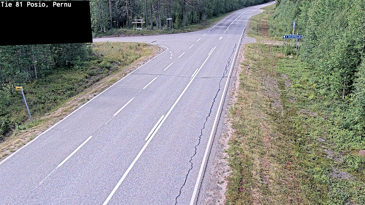Kelikamerat Kuva Tie 81 Posio, Pernu, Posio, Lappi