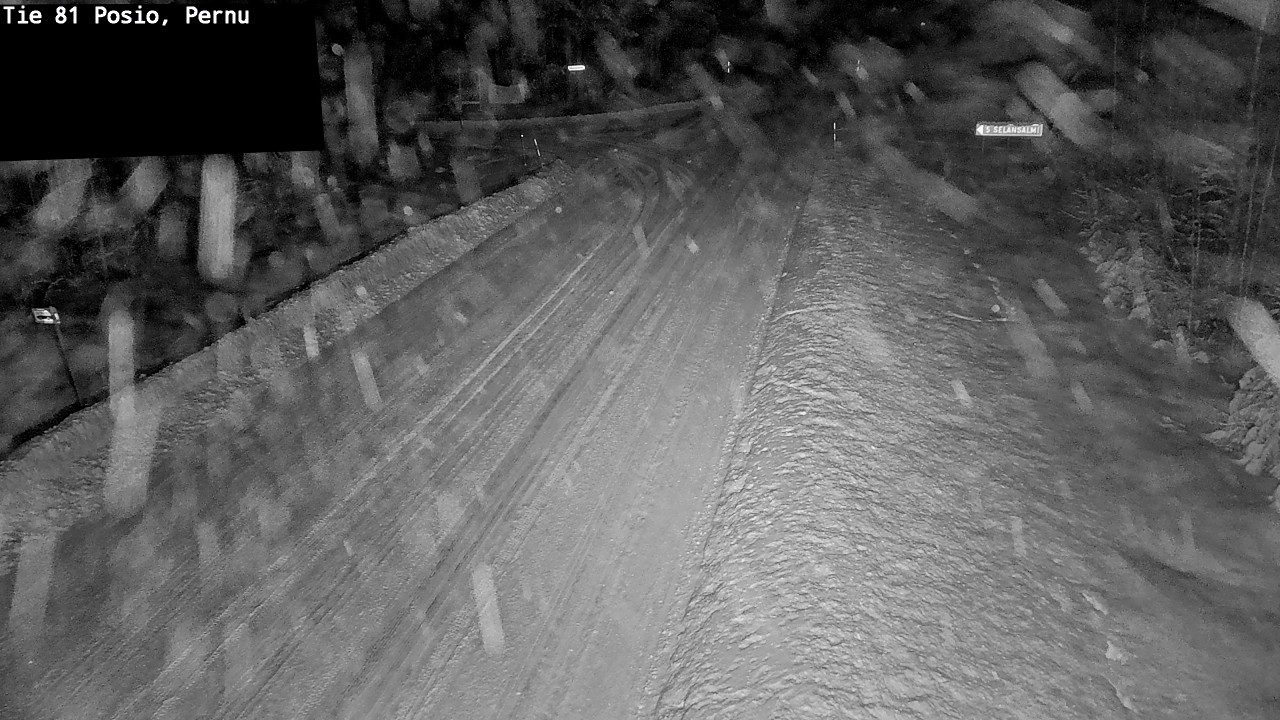 Weather Camera Image Road 81 Posio, Pernu, Posio, Lappi
