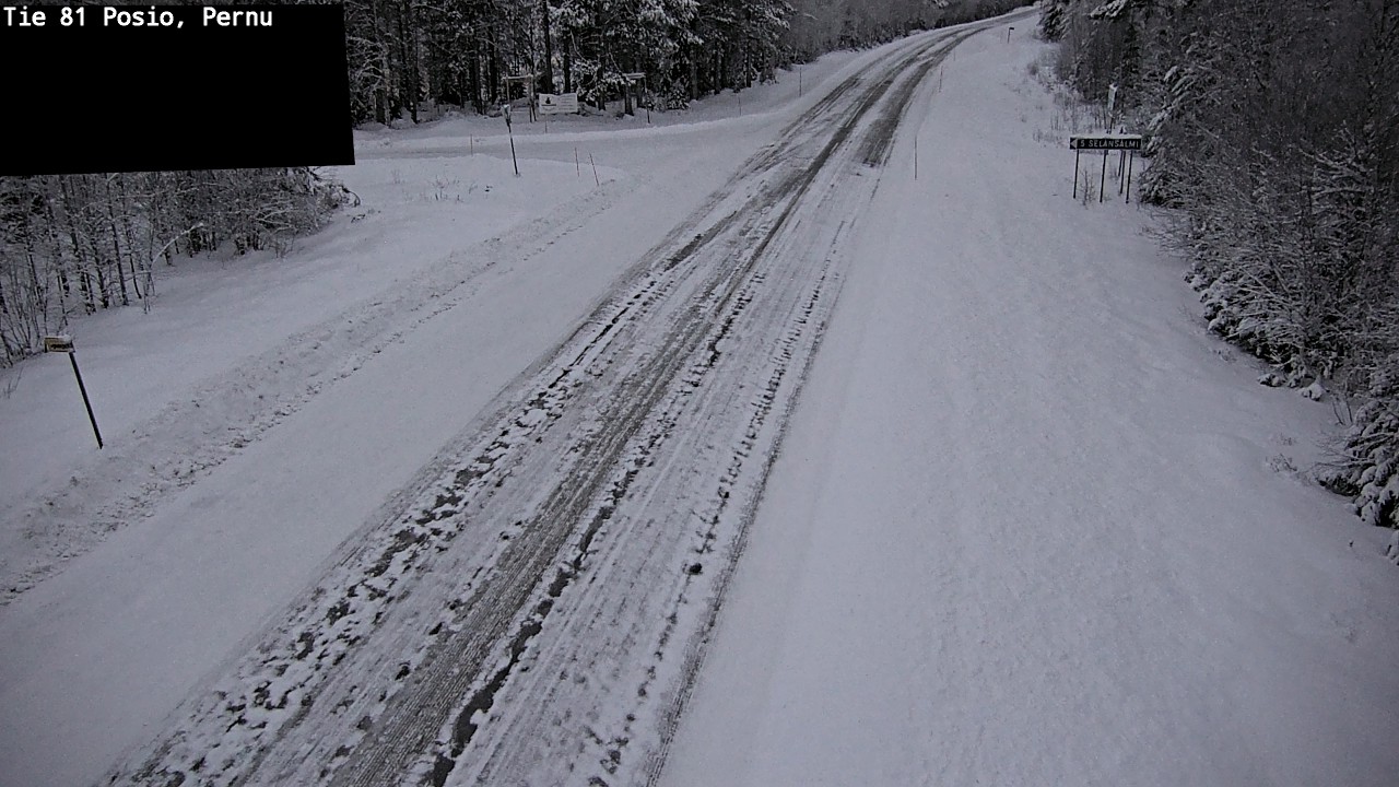 Kelikamerat Kuva Tie 81 Posio, Pernu, Posio, Lappi