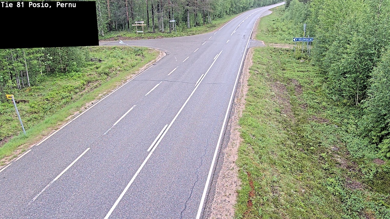 Kelikamerat Kuva Tie 81 Posio, Pernu, Posio, Lappi