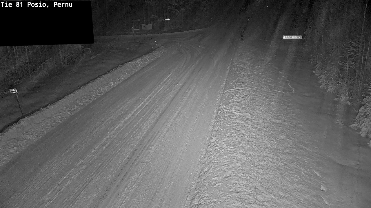 Weather Camera Image Road 81 Posio, Pernu, Posio, Lappi