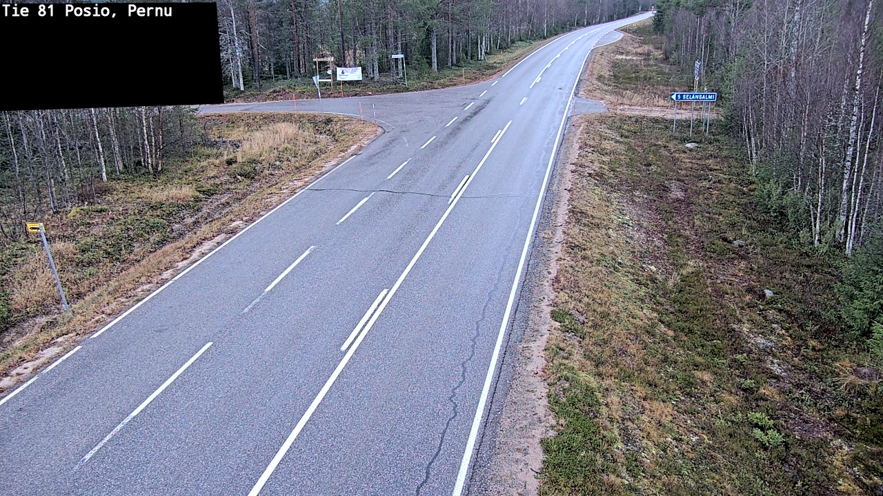 Kelikamerat Kuva Tie 81 Posio, Pernu, Posio, Lappi