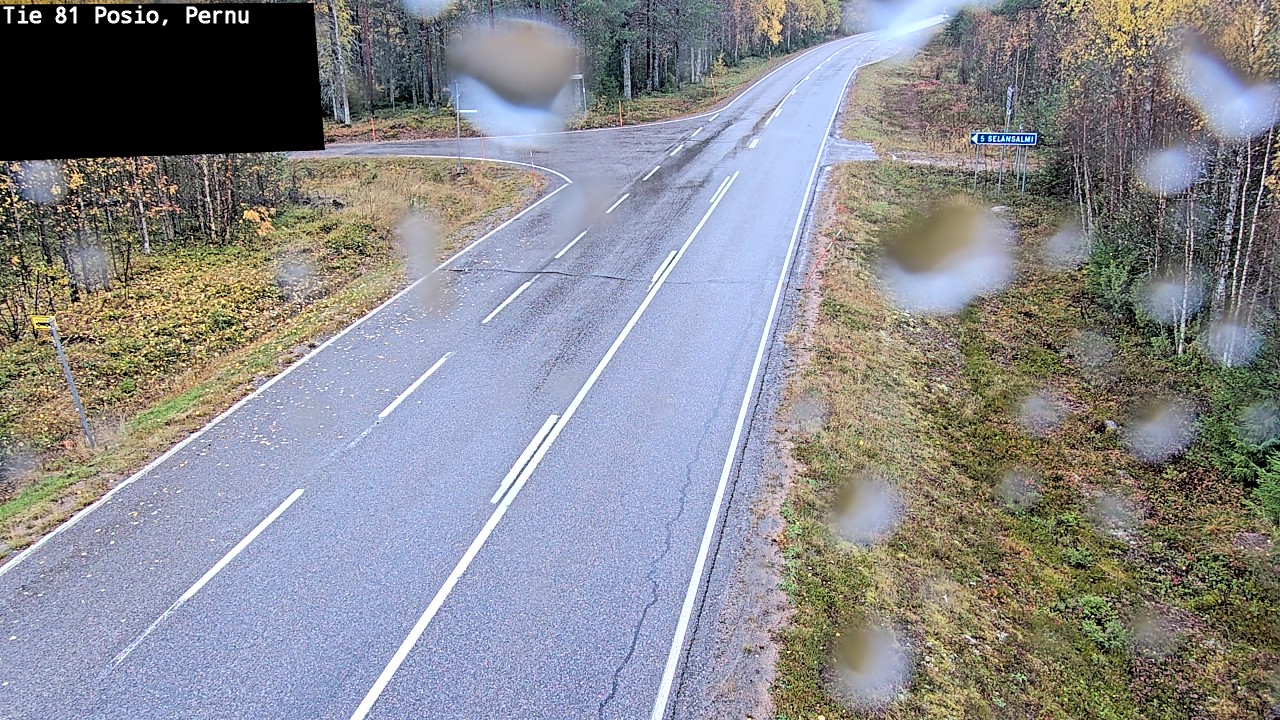 Weather Camera Image Väg 81 Posio, Pernu, Posio, Lappi