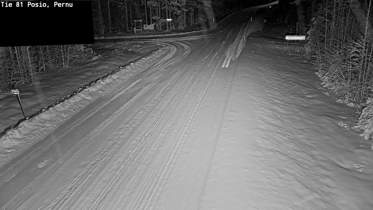 Kelikamerat Kuva Tie 81 Posio, Pernu, Posio, Lappi