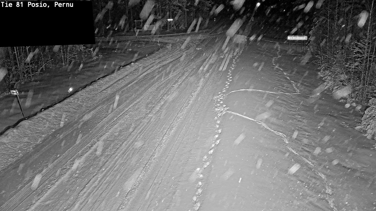 Weather Camera Image Road 81 Posio, Pernu, Posio, Lappi