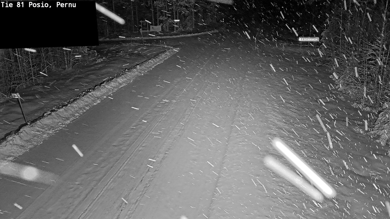 Kelikamerat Kuva Tie 81 Posio, Pernu, Posio, Lappi