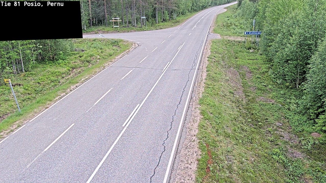 Kelikamerat Kuva Tie 81 Posio, Pernu, Posio, Lappi
