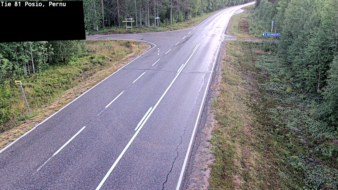 Kelikamerat Kuva Tie 81 Posio, Pernu, Posio, Lappi