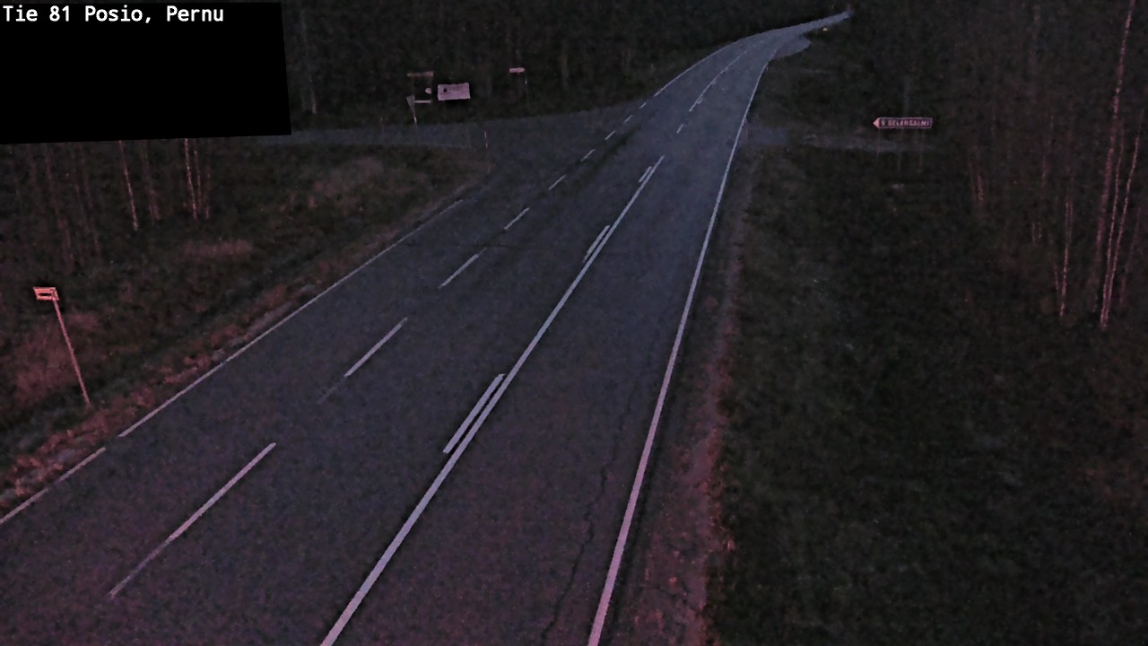 Kelikamerat Kuva Tie 81 Posio, Pernu, Posio, Lappi