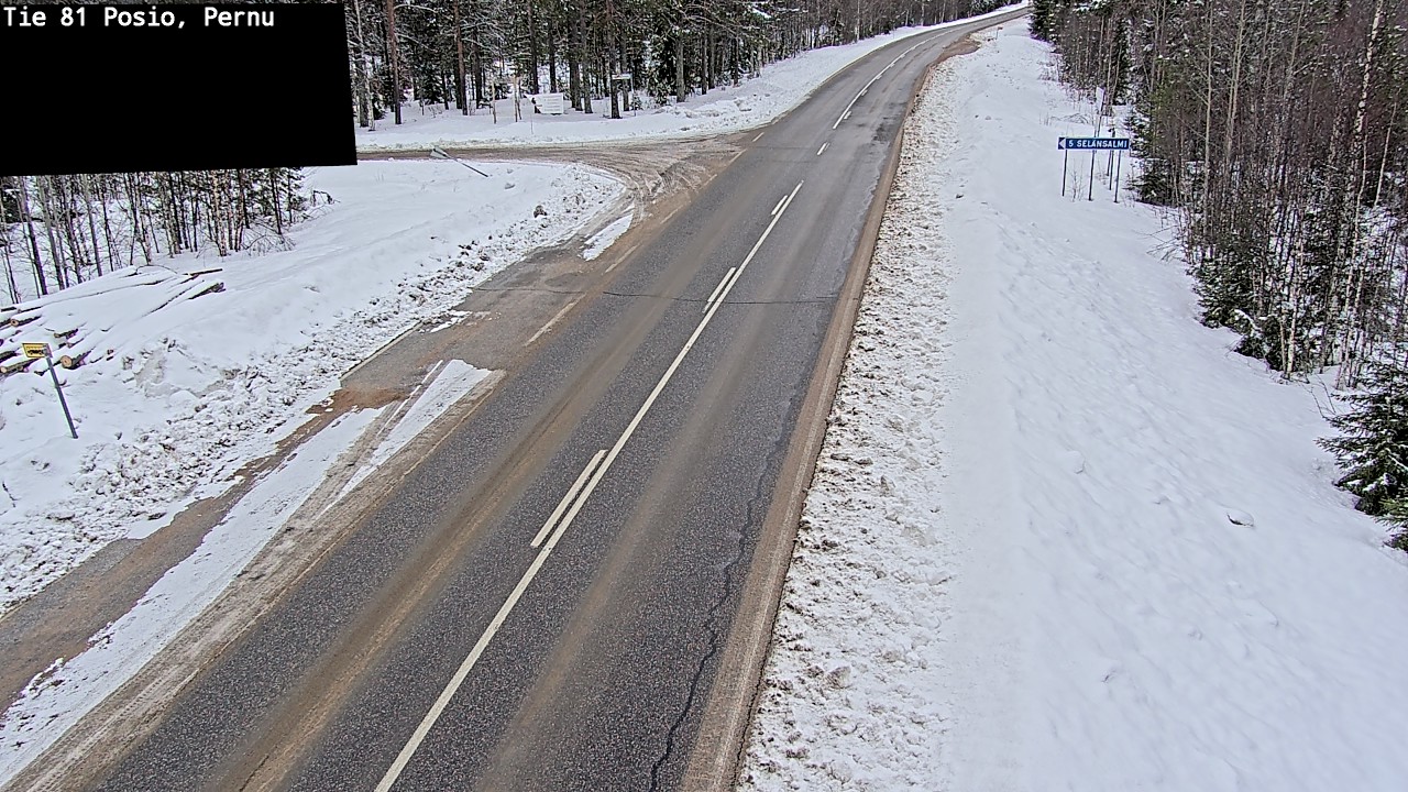 Kelikamerat Kuva Tie 81 Posio, Pernu, Posio, Lappi