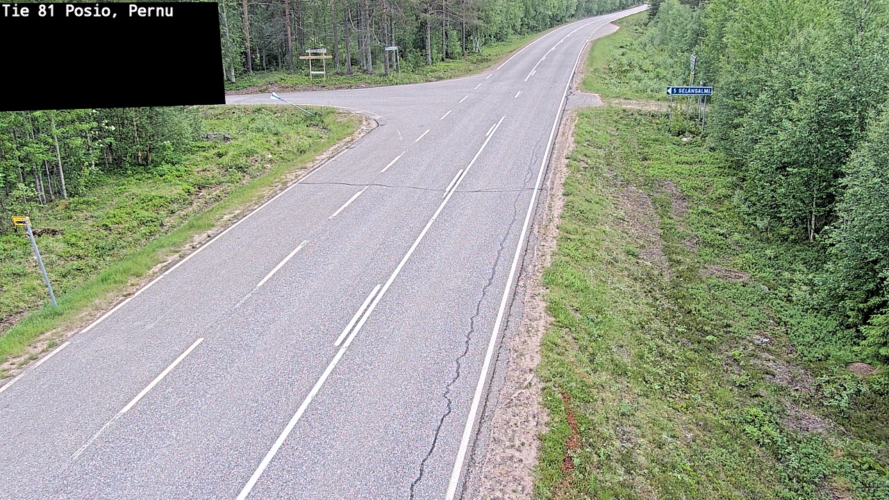 Kelikamerat Kuva Tie 81 Posio, Pernu, Posio, Lappi