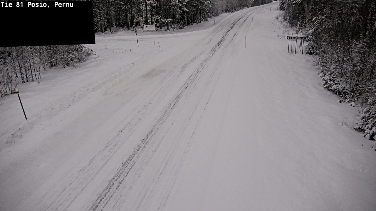 Kelikamerat Kuva Tie 81 Posio, Pernu, Posio, Lappi