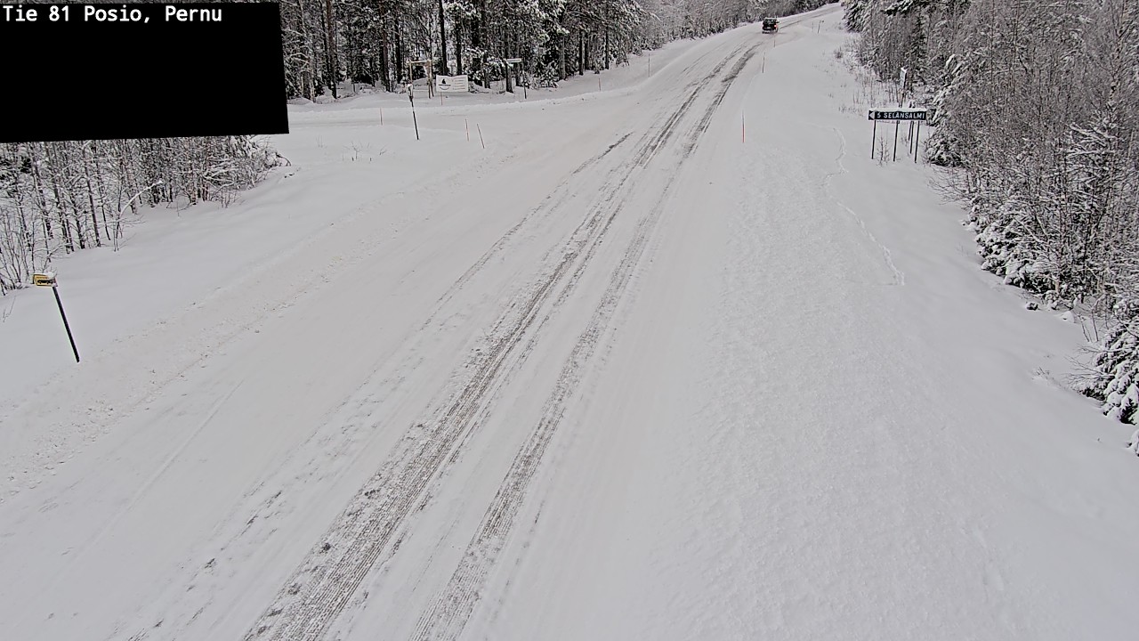 Weather Camera Image Road 81 Posio, Pernu, Posio, Lappi