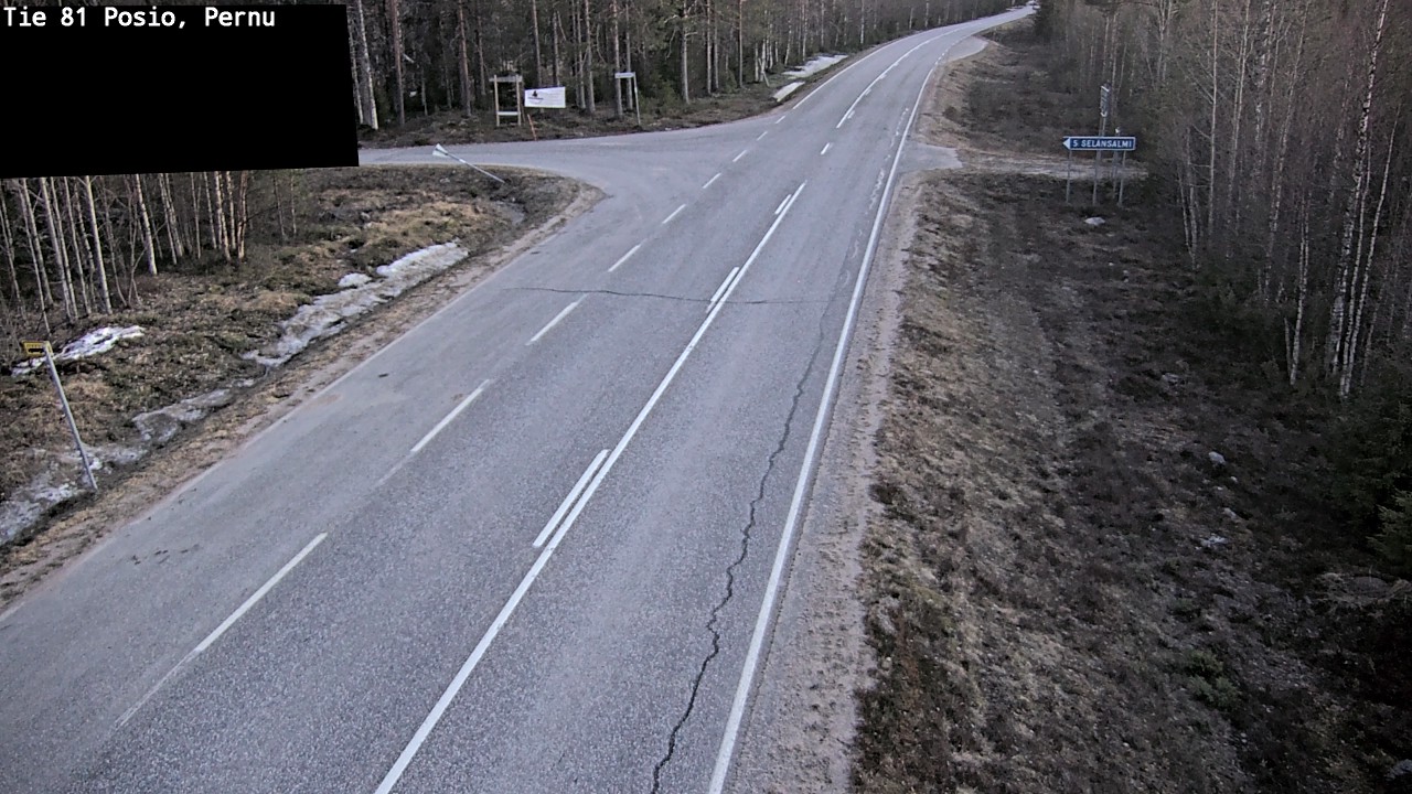 Kelikamerat Kuva Tie 81 Posio, Pernu, Posio, Lappi