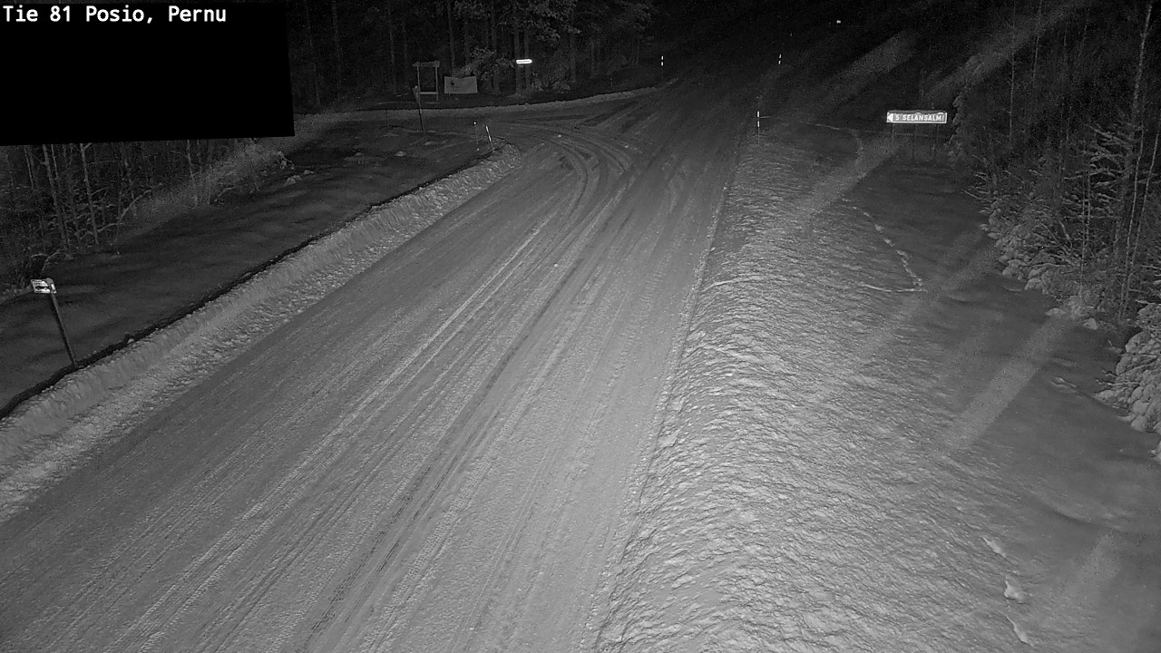 Weather Camera Image Road 81 Posio, Pernu, Posio, Lappi