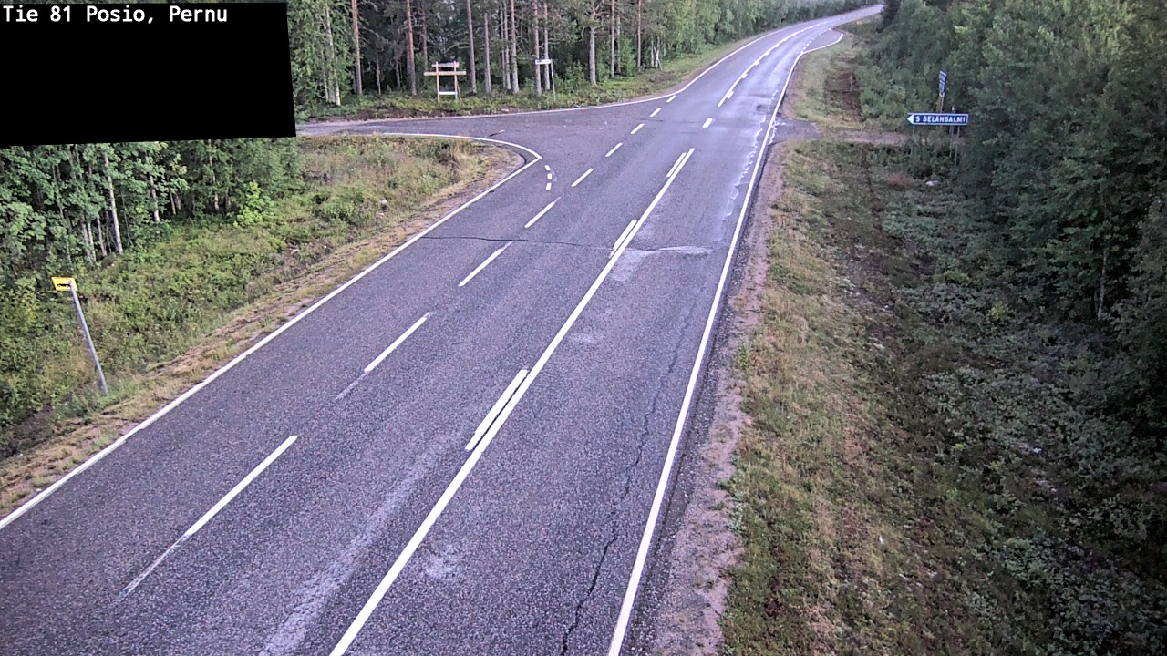 Kelikamerat Kuva Tie 81 Posio, Pernu, Posio, Lappi