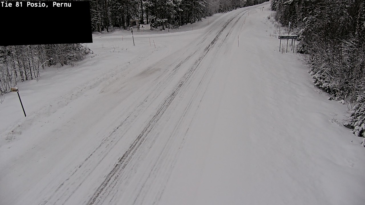 Kelikamerat Kuva Tie 81 Posio, Pernu, Posio, Lappi