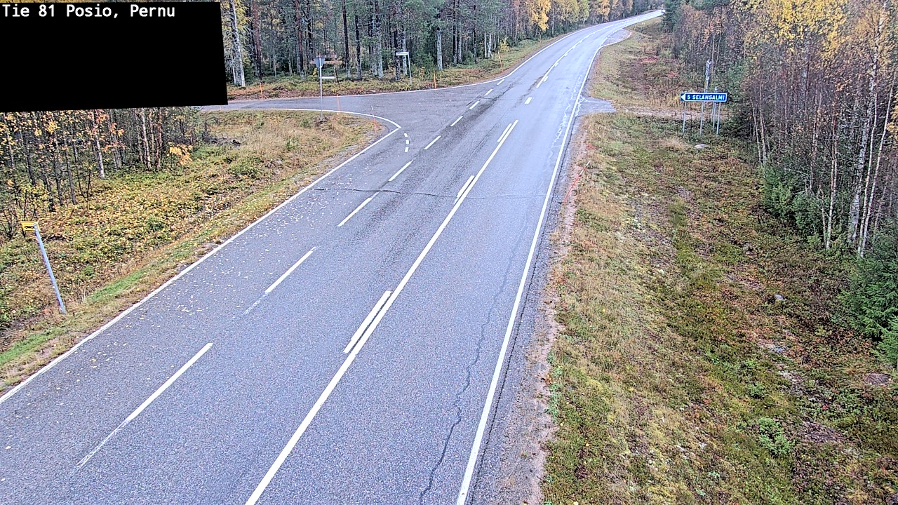 Weather Camera Image Road 81 Posio, Pernu, Posio, Lappi