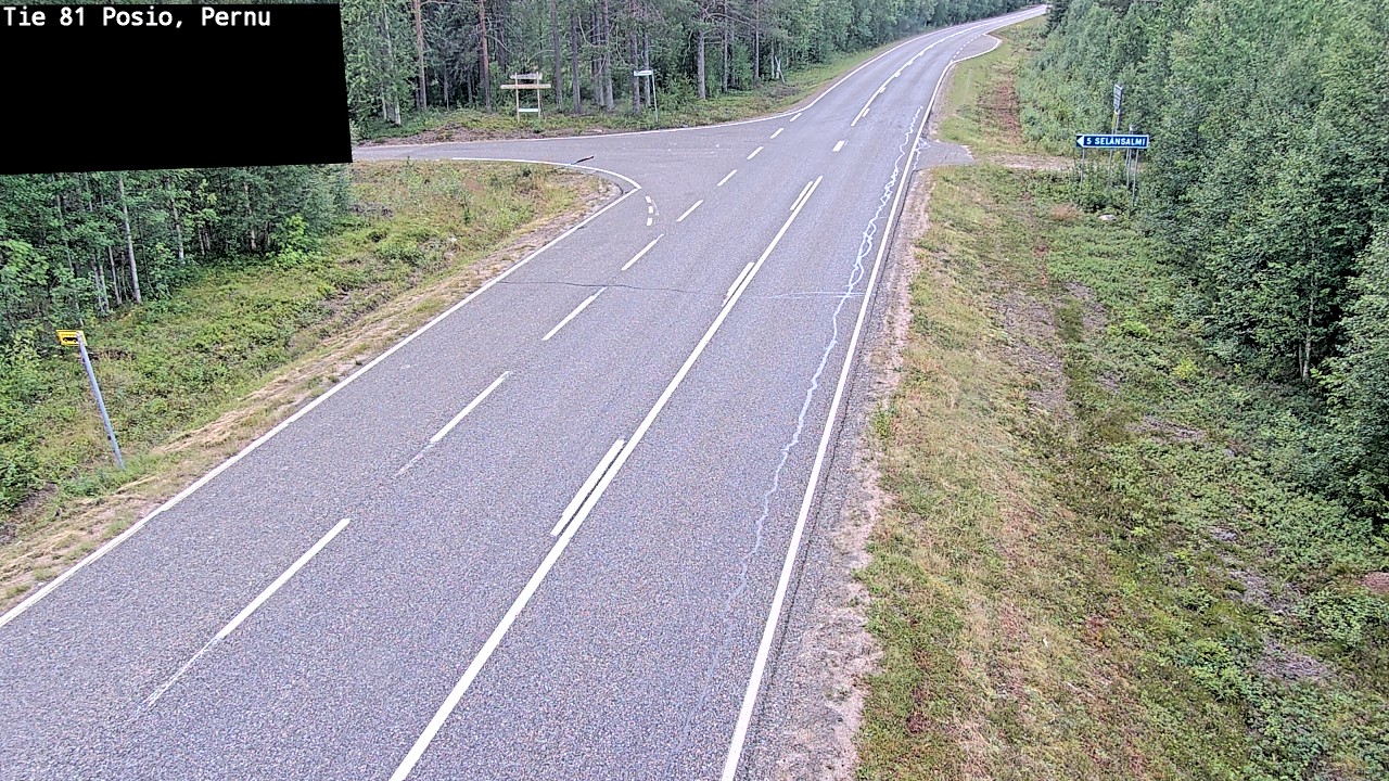 Kelikamerat Kuva Tie 81 Posio, Pernu, Posio, Lappi