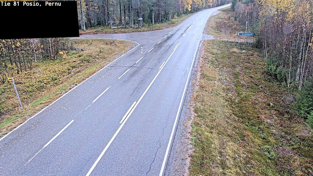 Weather Camera Image Road 81 Posio, Pernu, Posio, Lappi