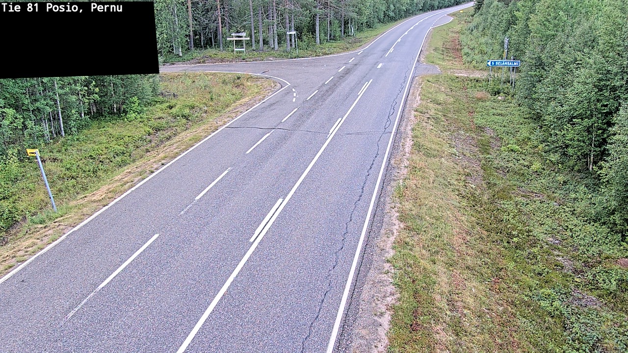Kelikamerat Kuva Tie 81 Posio, Pernu, Posio, Lappi