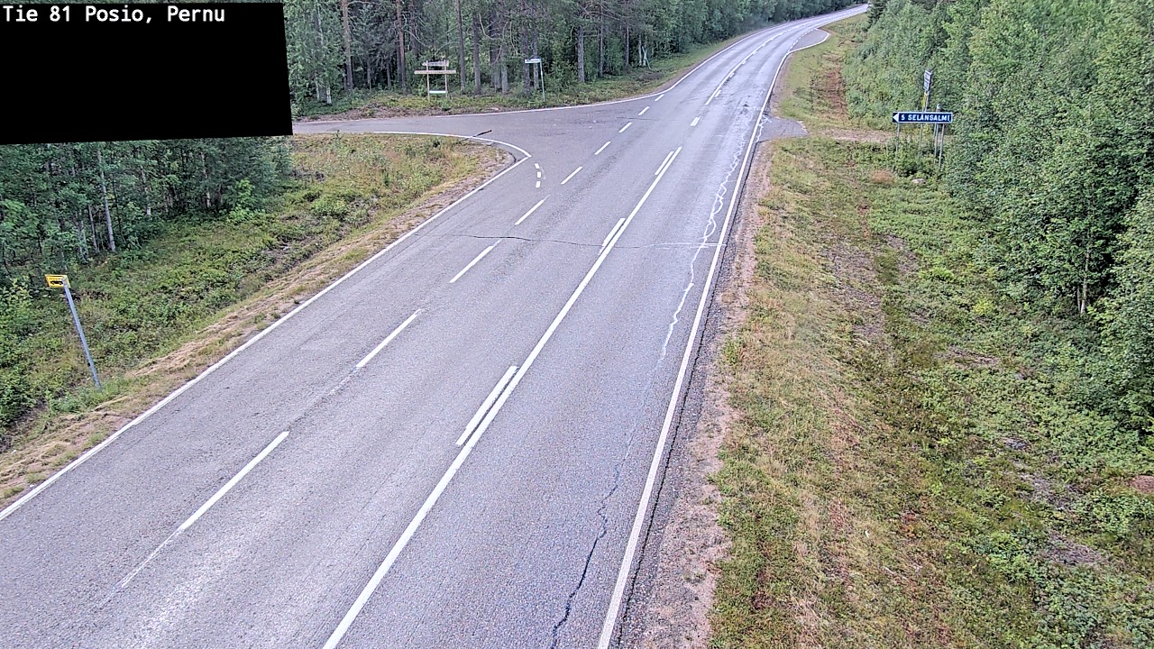 Kelikamerat Kuva Tie 81 Posio, Pernu, Posio, Lappi