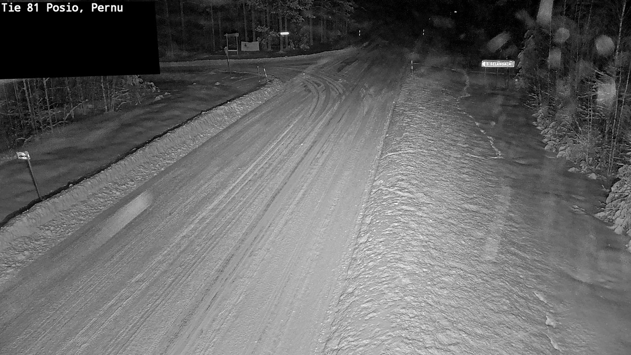 Weather Camera Image Road 81 Posio, Pernu, Posio, Lappi