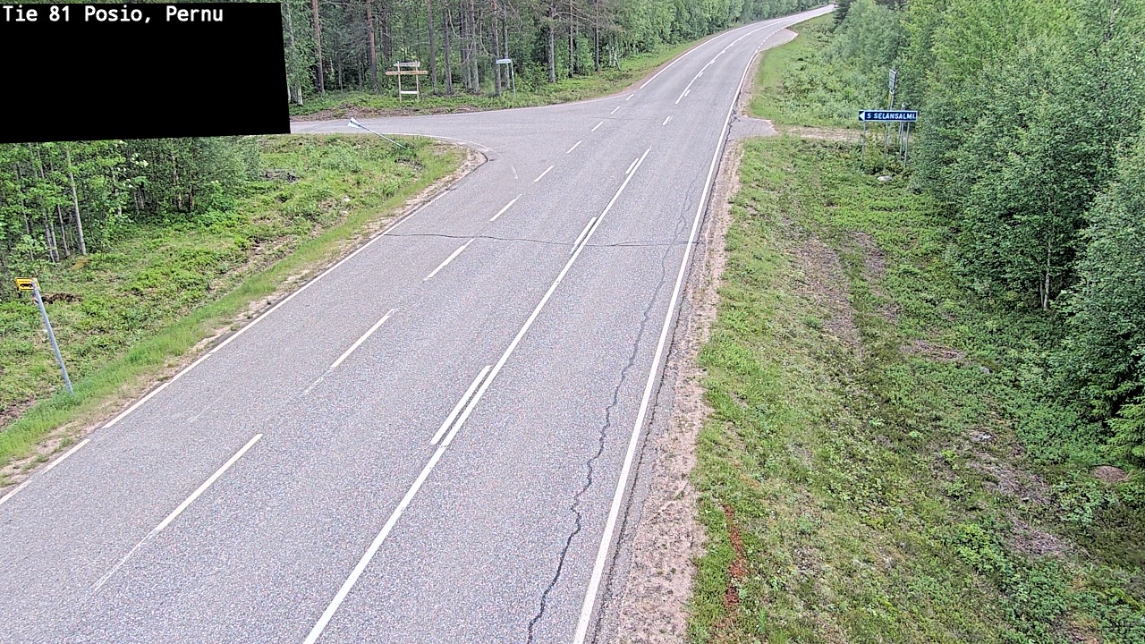 Kelikamerat Kuva Tie 81 Posio, Pernu, Posio, Lappi