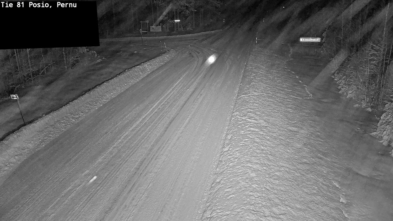Weather Camera Image Road 81 Posio, Pernu, Posio, Lappi