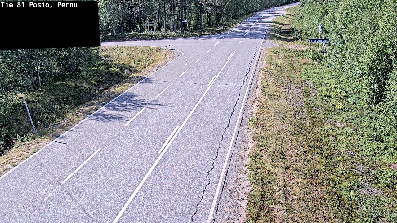 Kelikamerat Kuva Tie 81 Posio, Pernu, Posio, Lappi