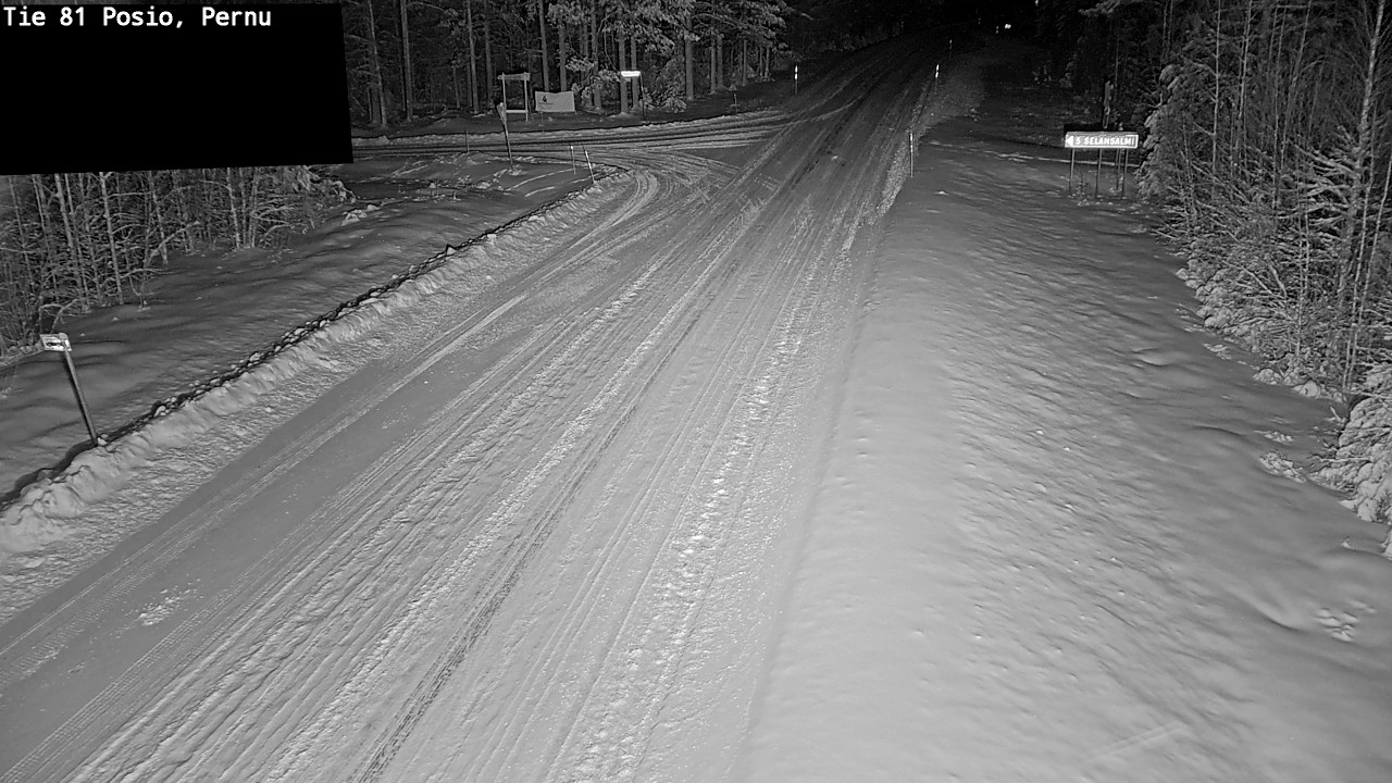 Kelikamerat Kuva Tie 81 Posio, Pernu, Posio, Lappi