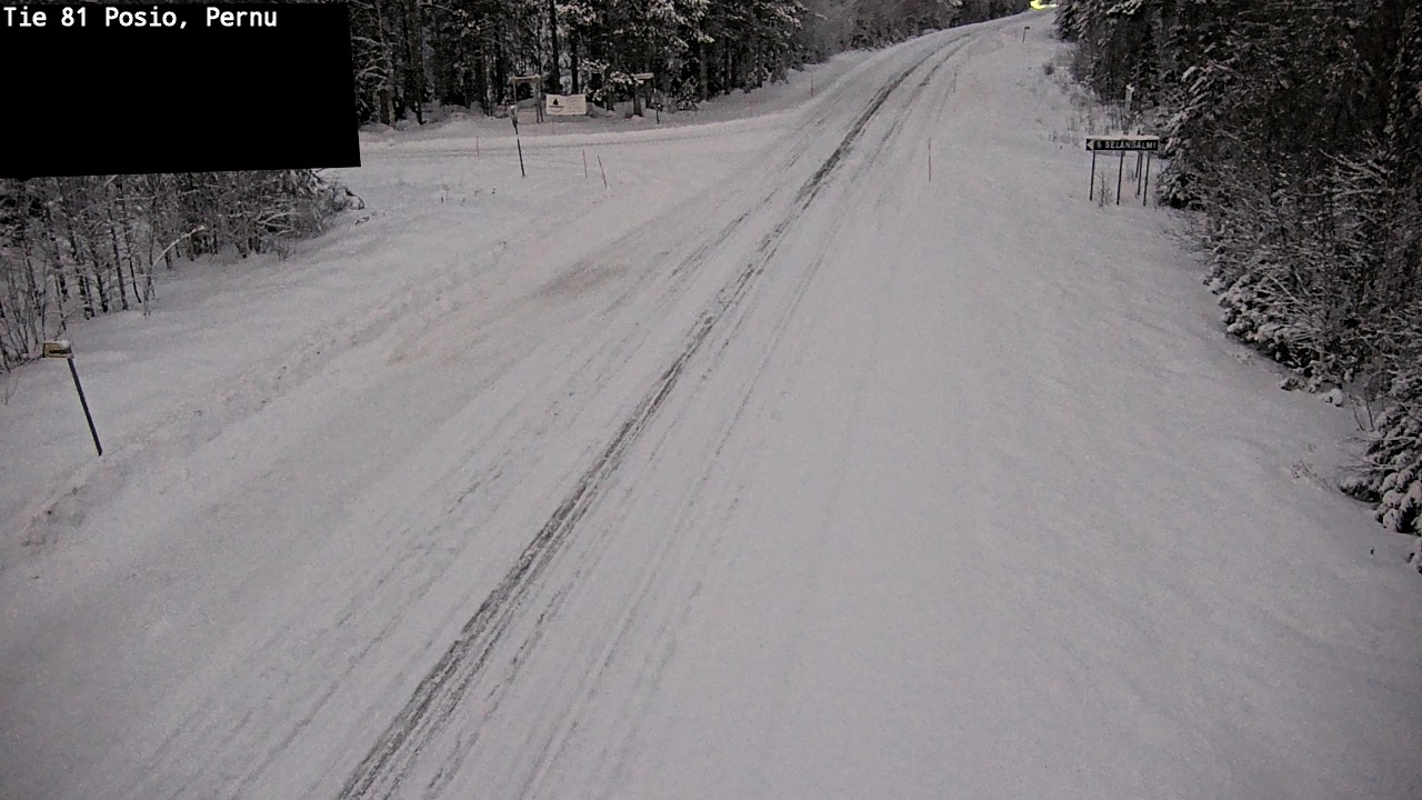 Kelikamerat Kuva Tie 81 Posio, Pernu, Posio, Lappi