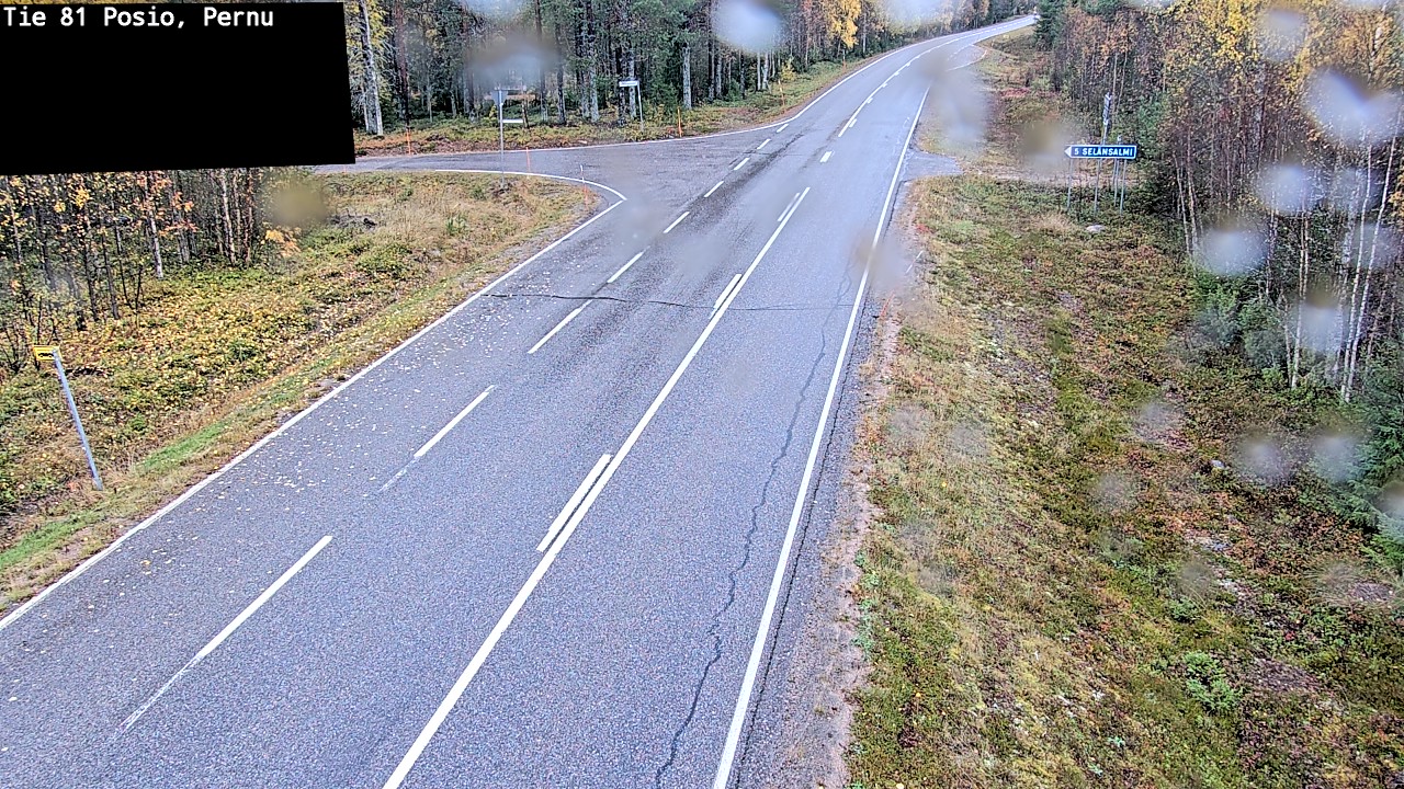 Weather Camera Image Road 81 Posio, Pernu, Posio, Lappi