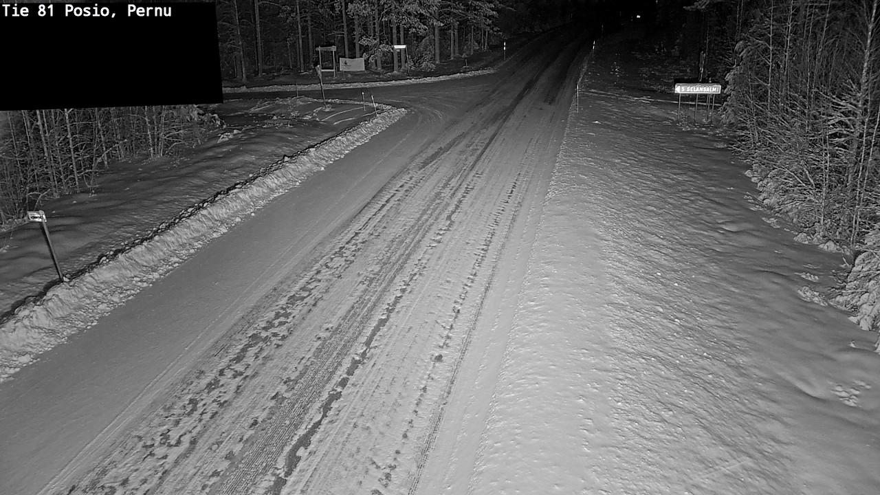 Kelikamerat Kuva Tie 81 Posio, Pernu, Posio, Lappi