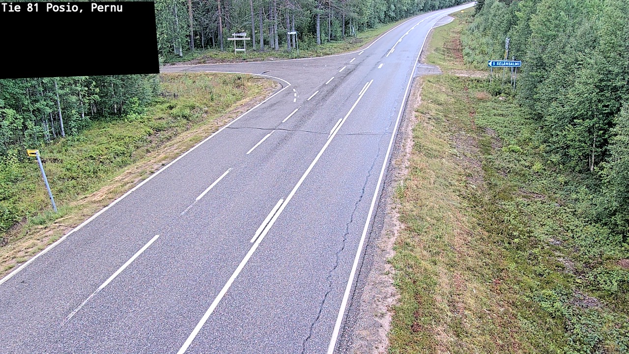Kelikamerat Kuva Tie 81 Posio, Pernu, Posio, Lappi