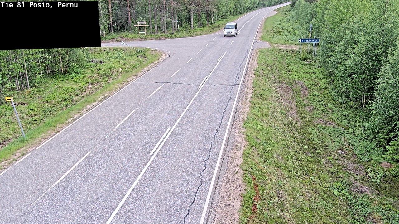 Kelikamerat Kuva Tie 81 Posio, Pernu, Posio, Lappi