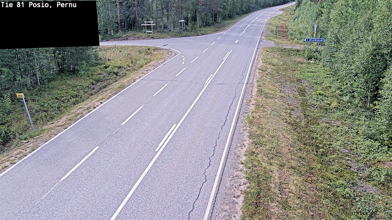 Kelikamerat Kuva Tie 81 Posio, Pernu, Posio, Lappi