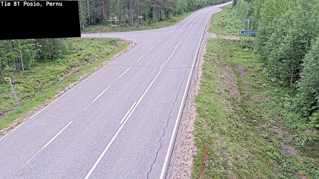 Kelikamerat Kuva Tie 81 Posio, Pernu, Posio, Lappi
