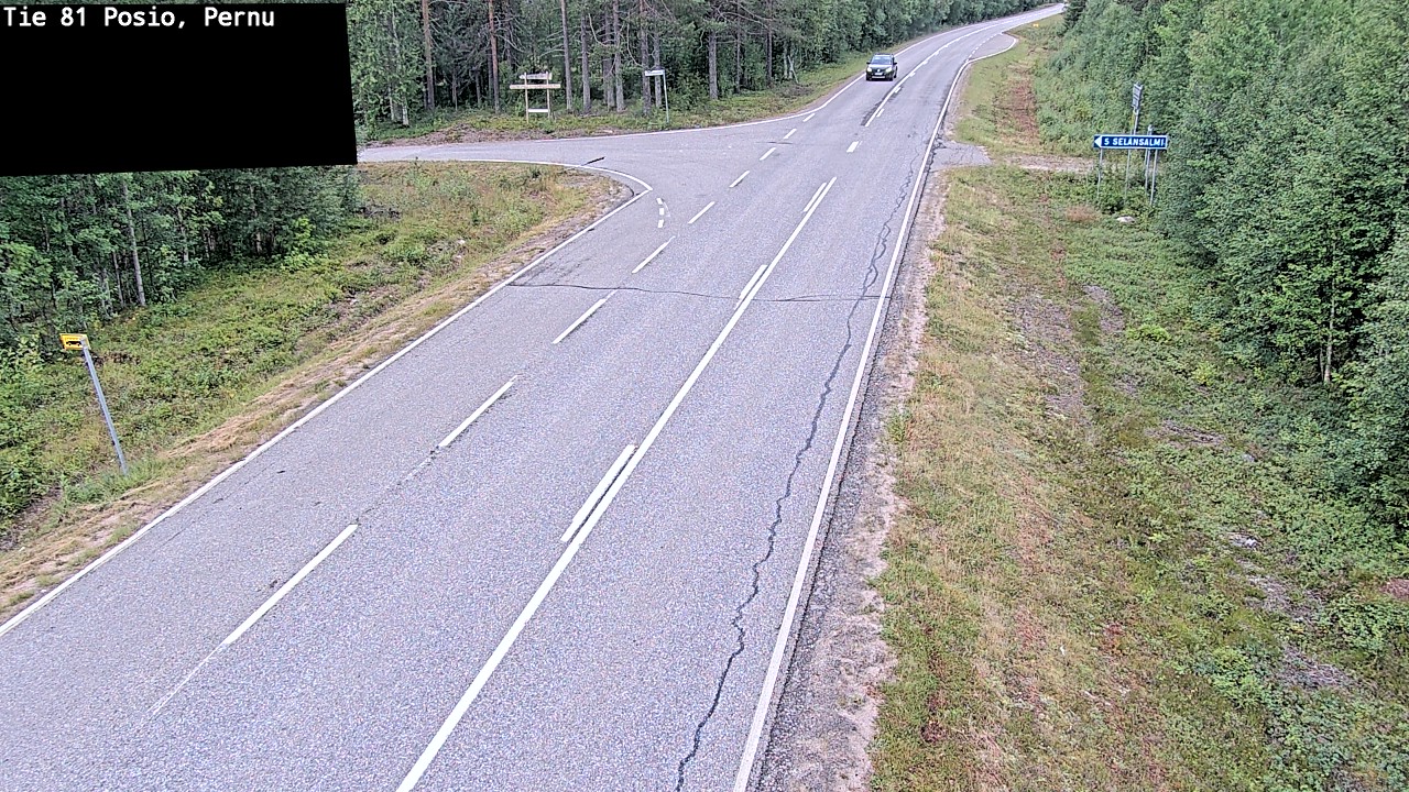 Kelikamerat Kuva Tie 81 Posio, Pernu, Posio, Lappi